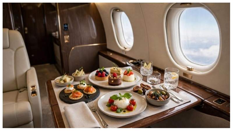 Private Jet Meals for a More Personalised Flying Experience